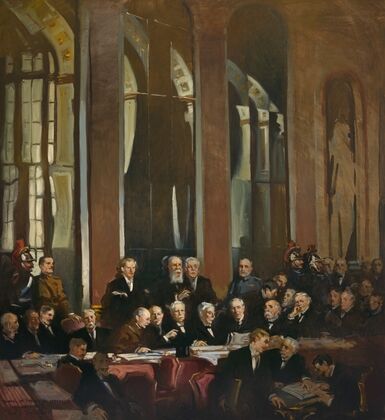 Signing of the Treaty of Versailles, 1919