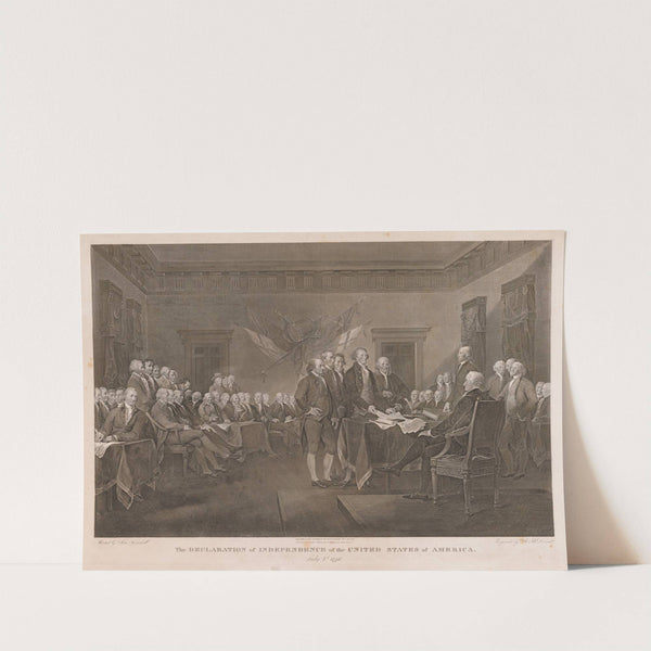 Signing the Declaration of Independence (1823) by Asher Brown Durand