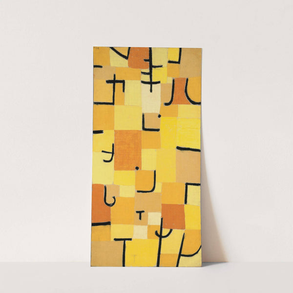 Signs In Yellow by Paul Klee