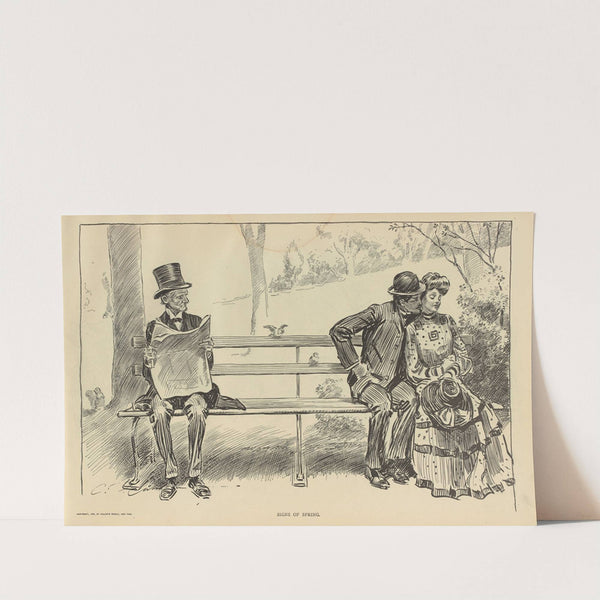 Signs of spring (1900-1905) by Charles Dana Gibson