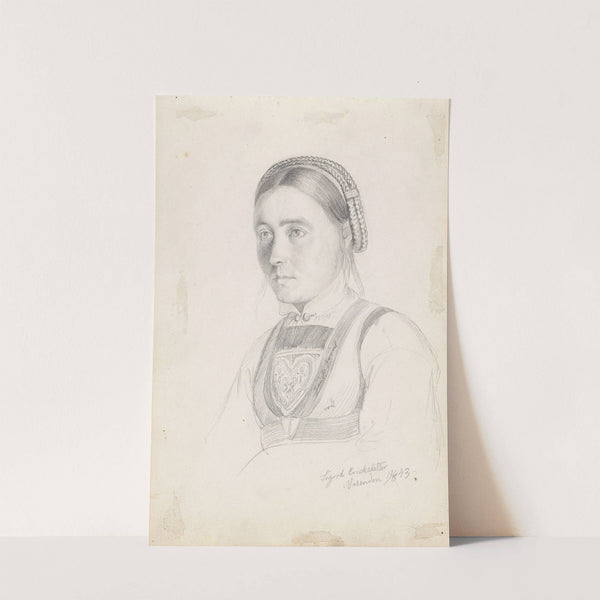 Sigrid Eriksdatter Vassenden (1843) by Adolph Tidemand