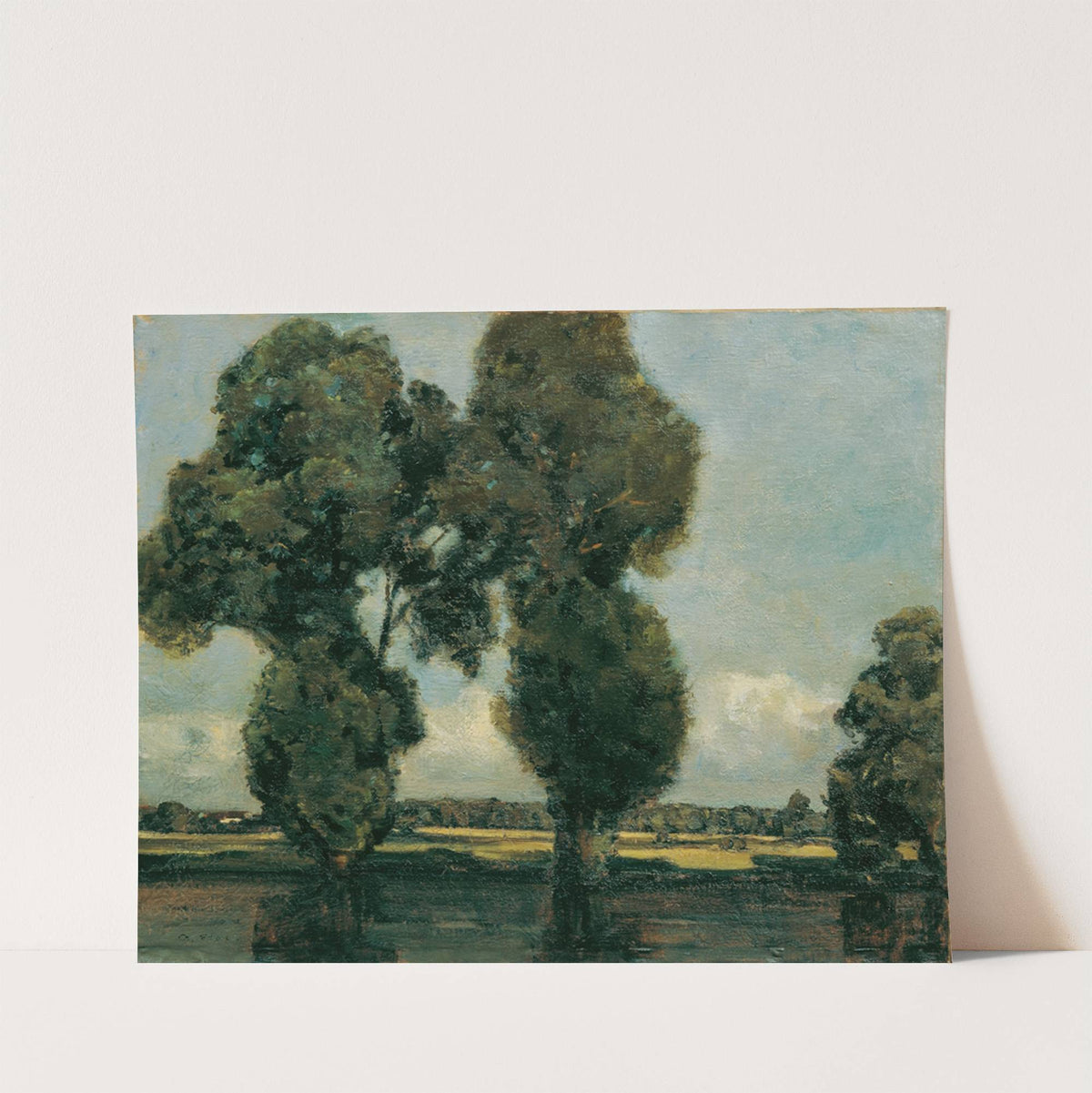 Silberpappeln (1900) by Adolf Hölzel