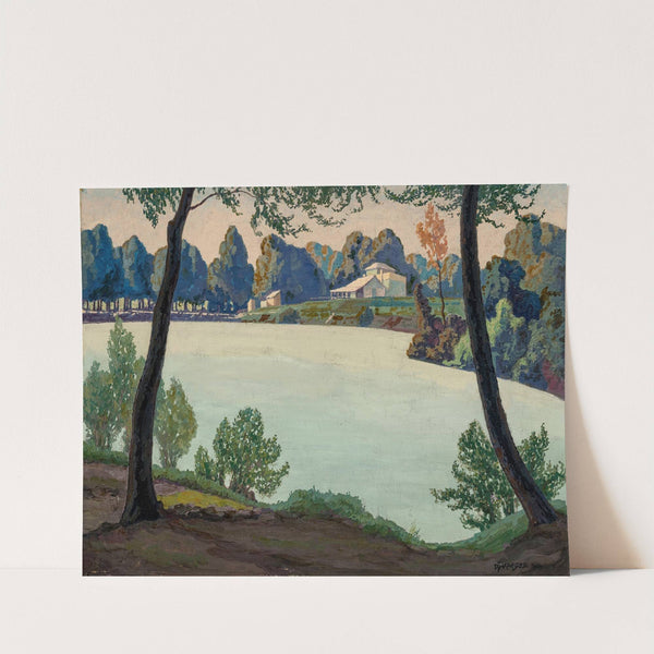 Silbersee bei Höflein (1924) by Max Kahrer