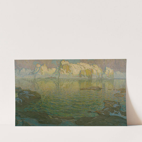 Silent evening – Scene from Lofoten (between 1910 and 1914) by Anna Boberg