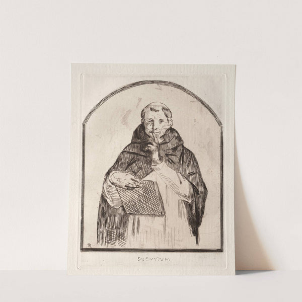 Silentium (1860) by Édouard Manet