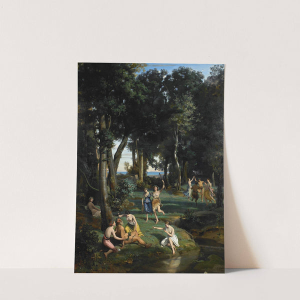 Silenus by Jean-Baptiste-Camille Corot