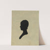 Silhouette of girl facing left, no. 2 (1761-1827) by Charles Willson Peale