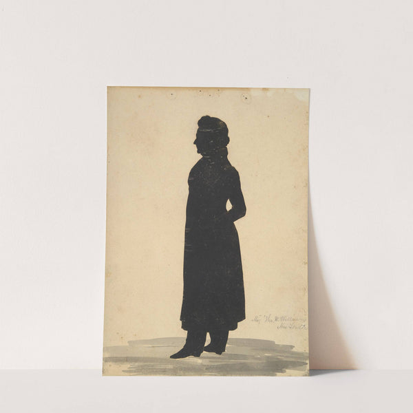 Silhouette of Major Thomas Wheeler Williams by Auguste Edouart