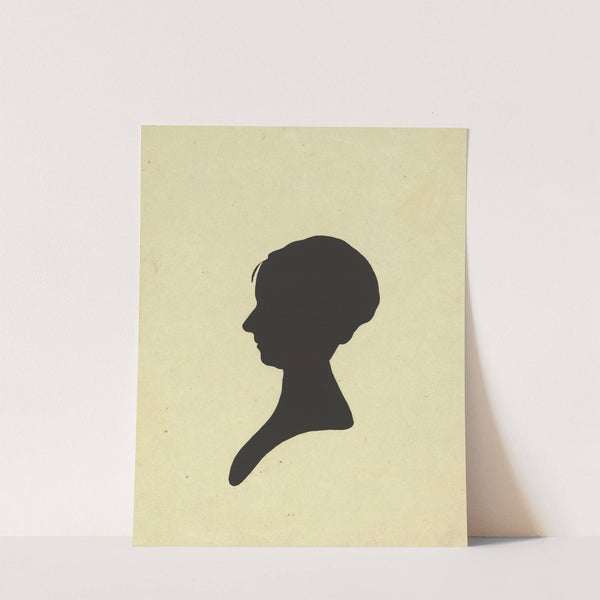 Silhouette of woman facing left, no. 2 (1761-1827) by Charles Willson Peale