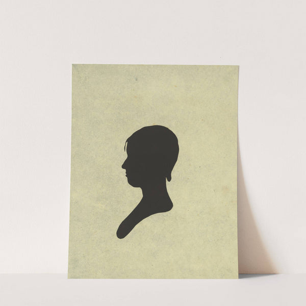 Silhouette of woman facing left, no. 3 (1761-1827) by Charles Willson Peale