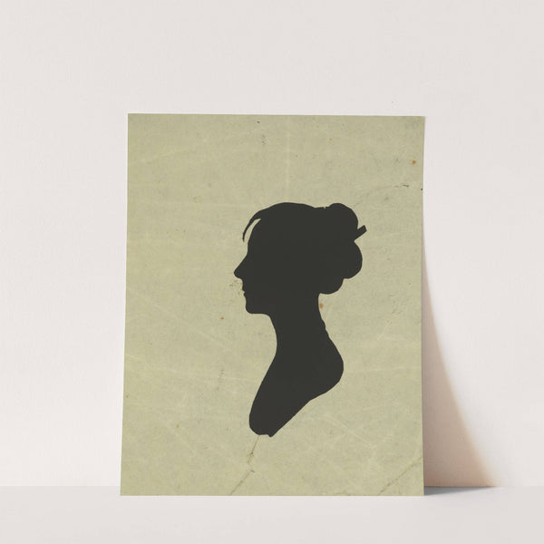 Silhouette of woman facing left, no. 4 (1761-1827) by Charles Willson Peale