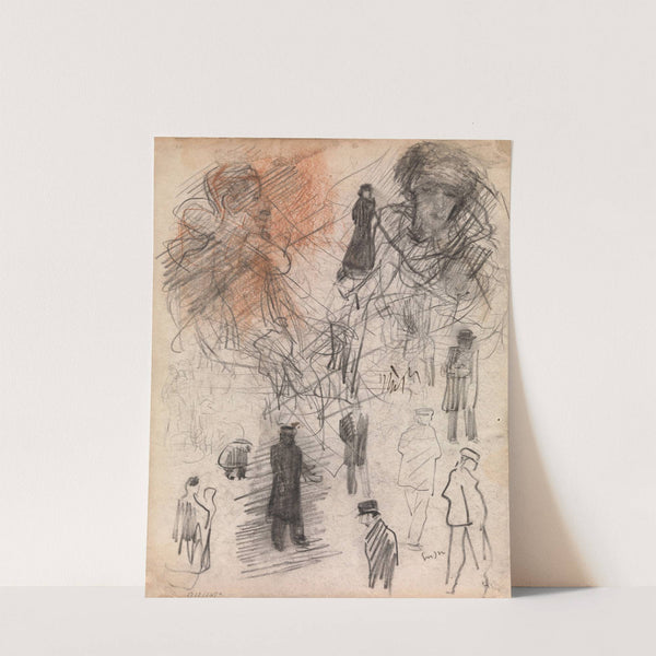 Silhouettes and Heads by James Ensor