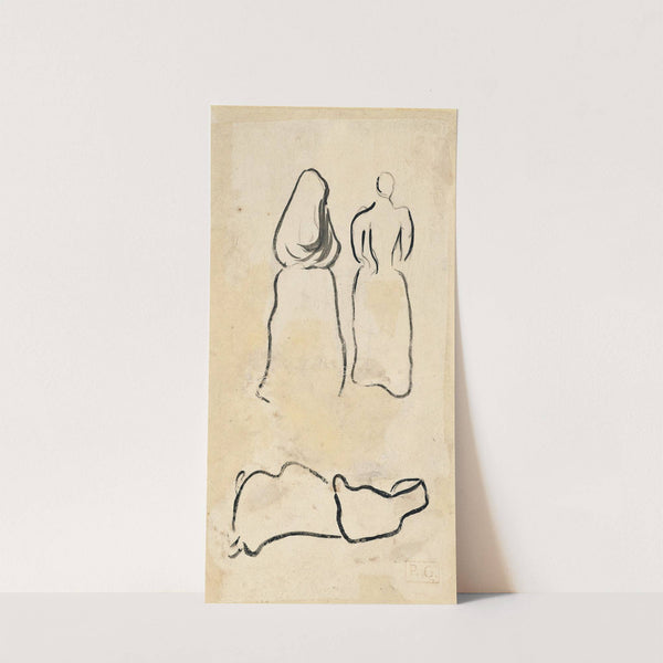 Silhouettes de femmes by Paul Gauguin