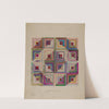 Silk Patchwork for Pillow (c. 1936) by Edith Magnette