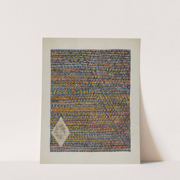 Silk Patchwork Quilt by Florence Elizabeth Atkins
