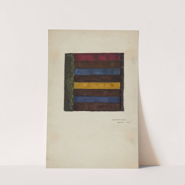 Silk Quilt - Roman Stripe by Elgin Moncure Styll