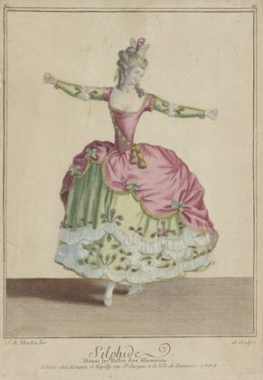 Silphide dans Le ballet des éléments (1770-1779)