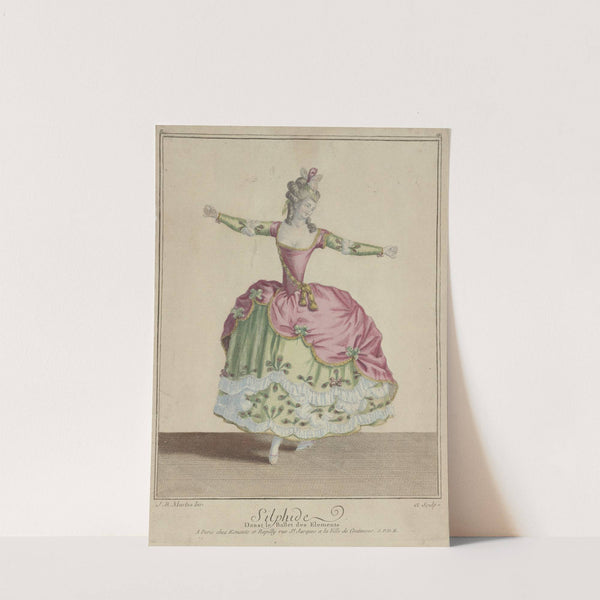 Silphide dans Le ballet des éléments (1770-1779) by Jean Baptiste Martin