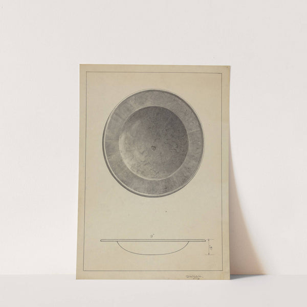 Silver Alms Dish by Simon Weiss