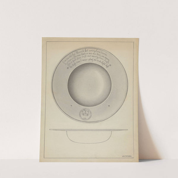 Silver Baptismal Basin (c. 1936) by Michael Fenga