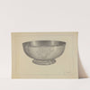 Silver Baptismal Bowl by Giacinto Capelli