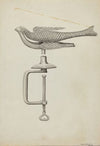 Silver Bird Sewing Holder