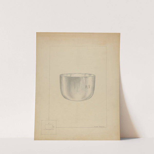 Silver Bowl (c. 1936) by Hester Duany