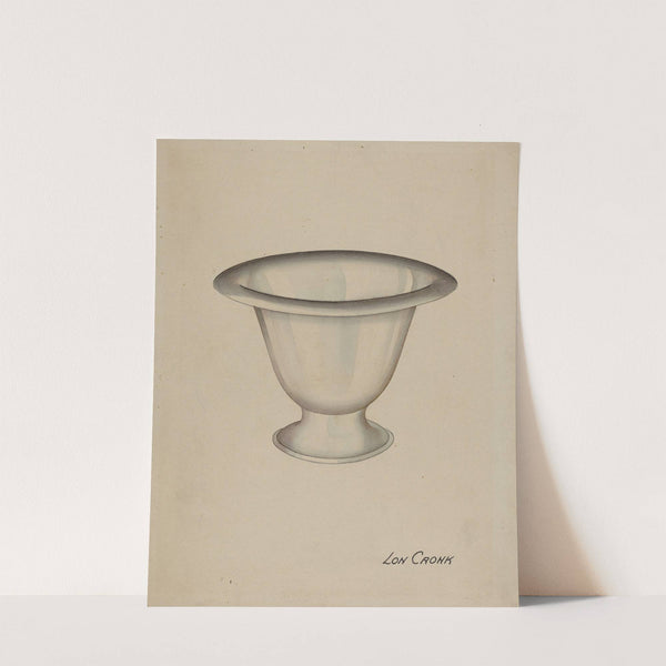 Silver Bowl (c. 1936) by Lon Cronk