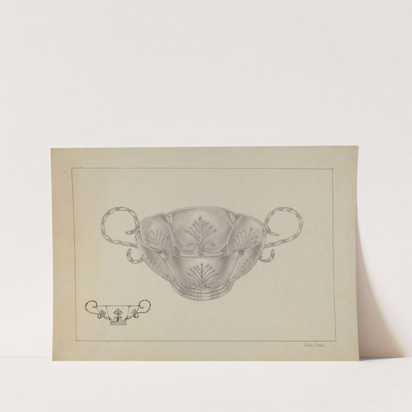Silver Bowl (c. 1936) by Michael Fenga