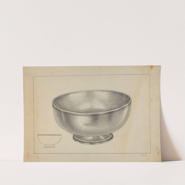 Silver Bowl (c. 1937) by Michael Fenga