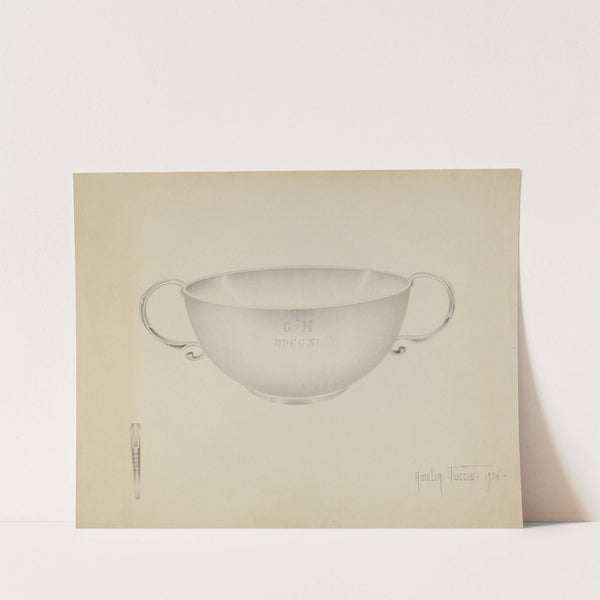 Silver Bowl by Amelia Tuccio