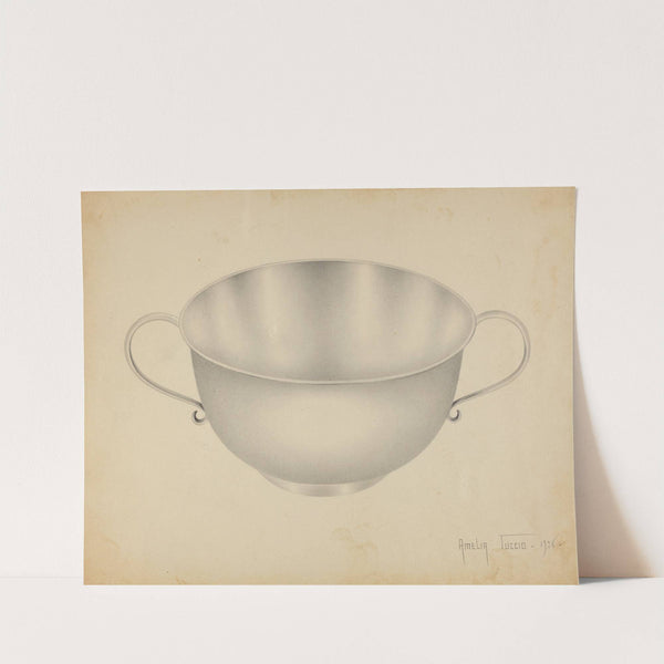 Silver Bowl by Amelia Tuccio