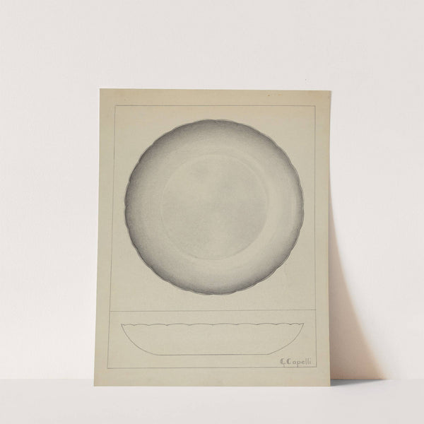 Silver Bowl by Giacinto Capelli