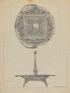 Silver Cake Dish
