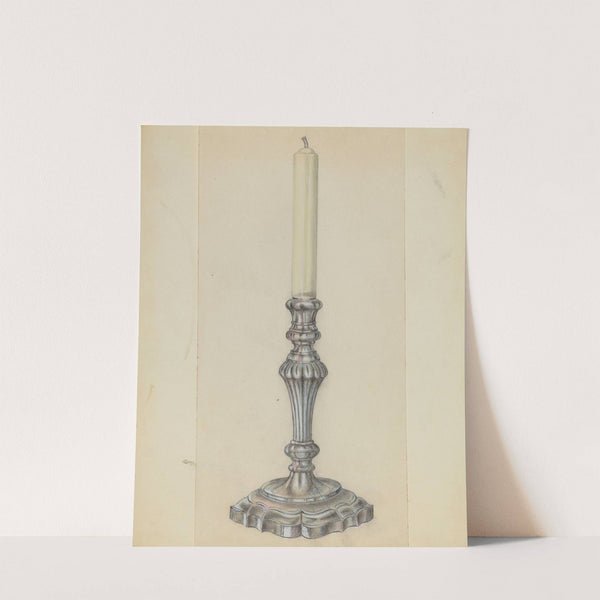 Silver Candlestick by Horace Reina