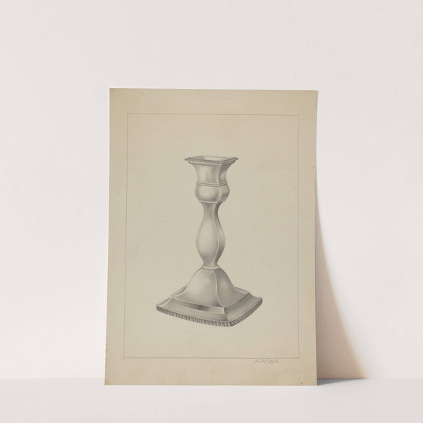 Silver Candlestick by Horace Reina
