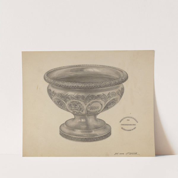 Silver Christening Bowl by Paul Ward