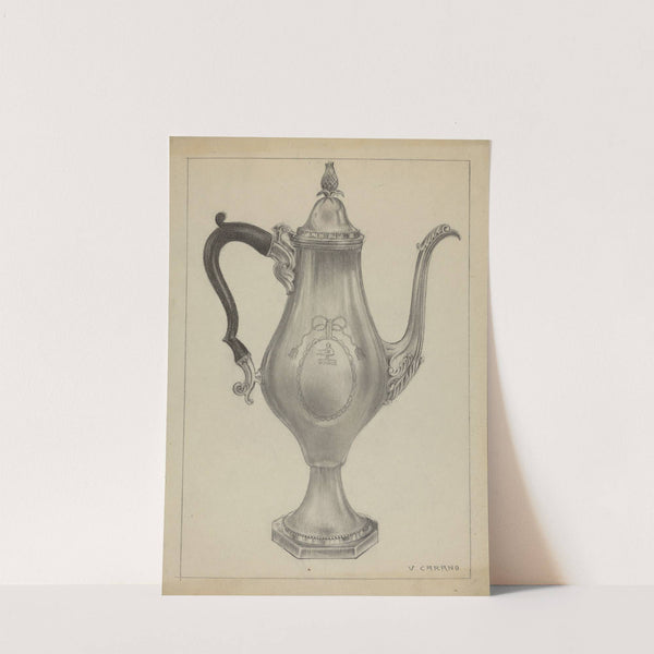 Silver Coffee Pot by Vincent Carano