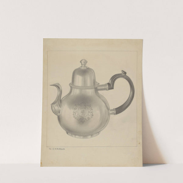 Silver Coffee Pot by Vincent Carano