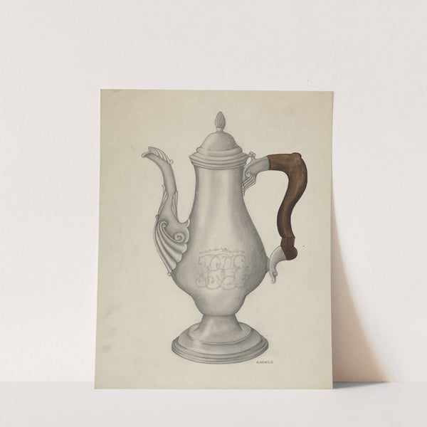 Silver Coffee Pot by Madeline Arnold