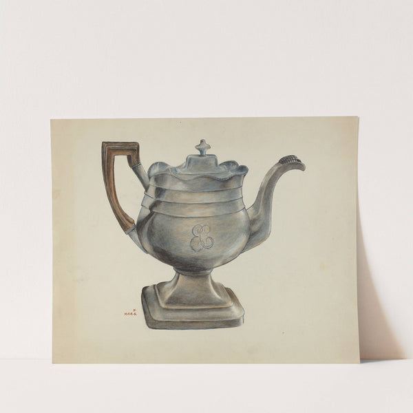 Silver Coffee Pot by Margaret Stottlemeyer