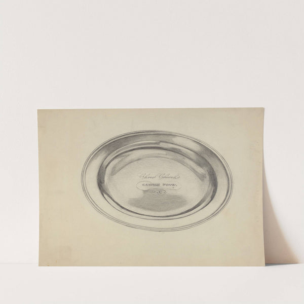 Silver Communion Plate by Ella Josephine Sterling