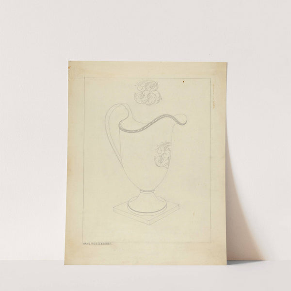Silver Cream Pitcher by Hans Westendorff