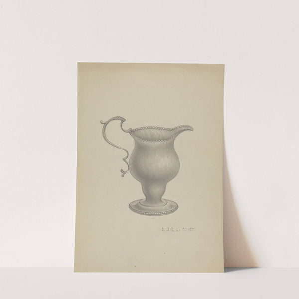 Silver Cream Pitcher by Eugene La Foret