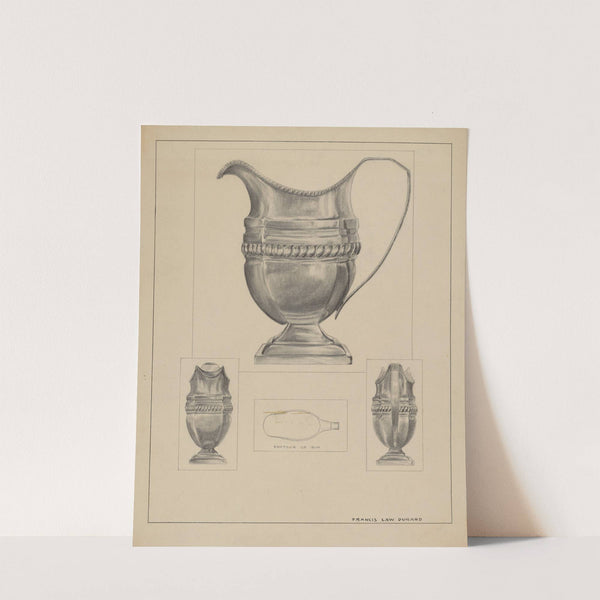 Silver Creamer by Francis Law Durand