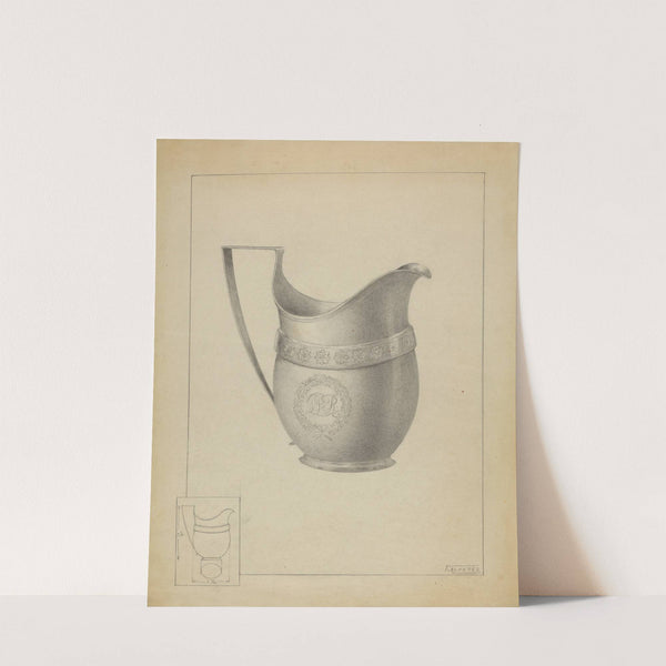 Silver Creamer by Francisco Alvarez