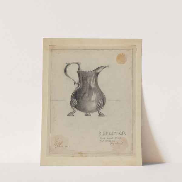 Silver Creamer by Joseph Leboit