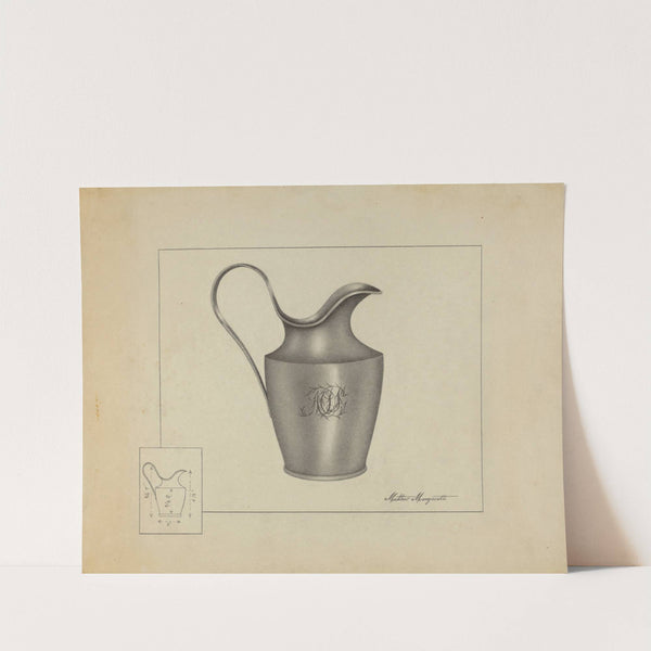 Silver Creamer by Matthew Mangiacotti