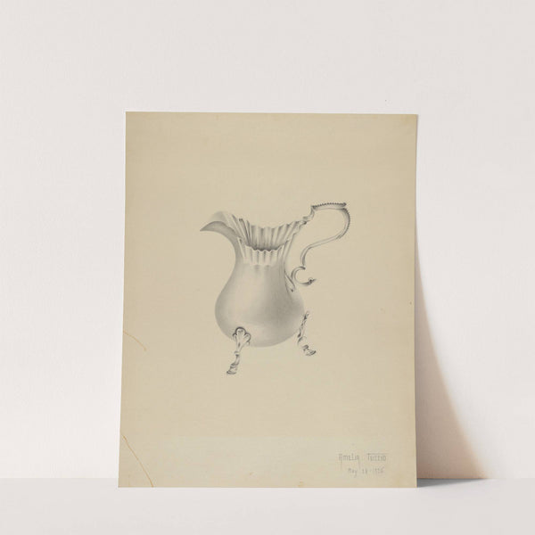 Silver Creamer by Amelia Tuccio