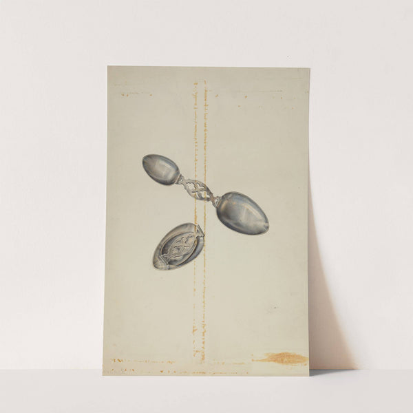 Silver Folding Spoon by Alfred Walbeck